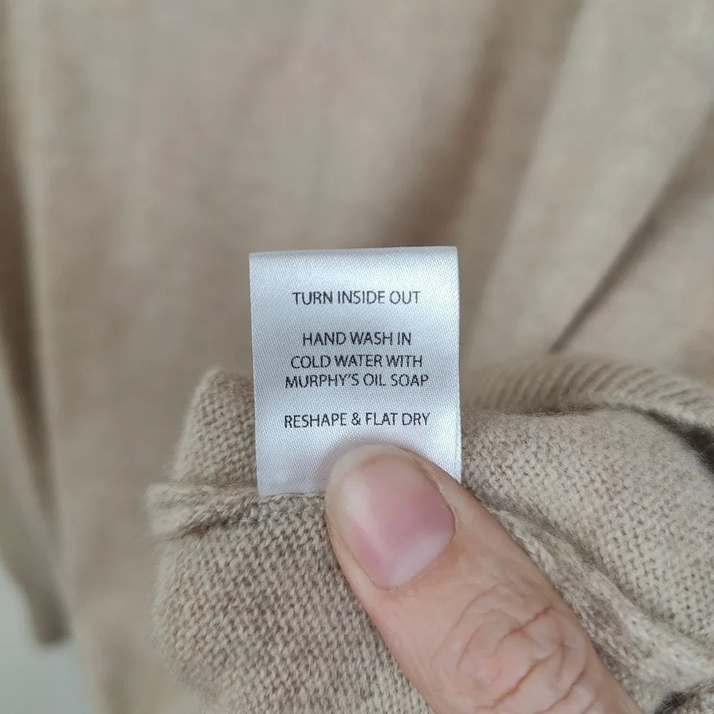 B. Draddy Top Mens XXL Tan 100% Scottish Cashmere‎ Commonwealth Golf Old Money